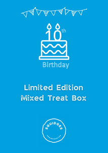 SQUIDGES 10th Birthday Limited Edition Treat Box